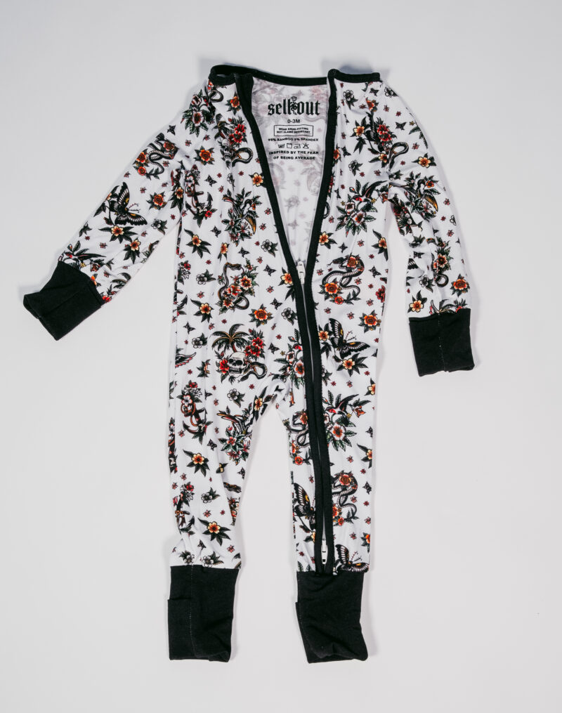 Little Inked Legends - Zip Up Onsie - Image 2