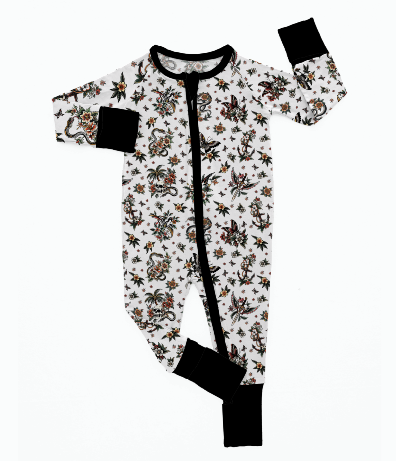 Little Inked Legends - Zip Up Onsie